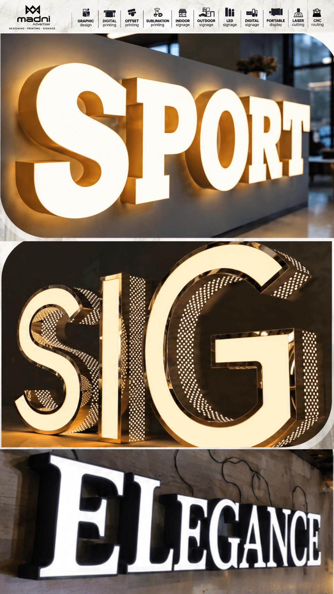 3D Letter Signage
