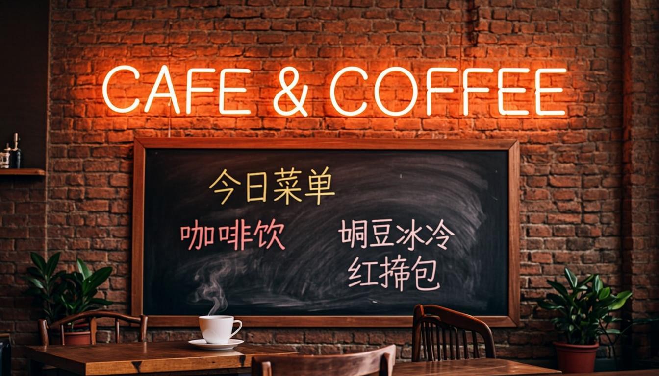 Cafe Neon & Menu Boards